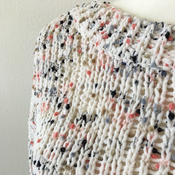 Cozy Multicolored Crocheted Sweater - Picture 3 of 3